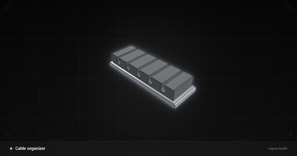 Slotted rubber rack