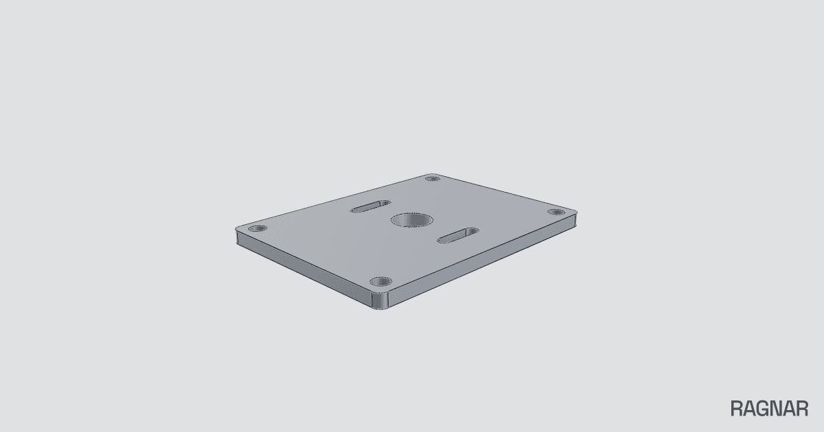 Motor mounting plate