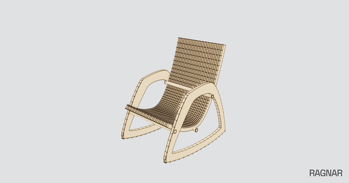 Wooden Rocking Chair