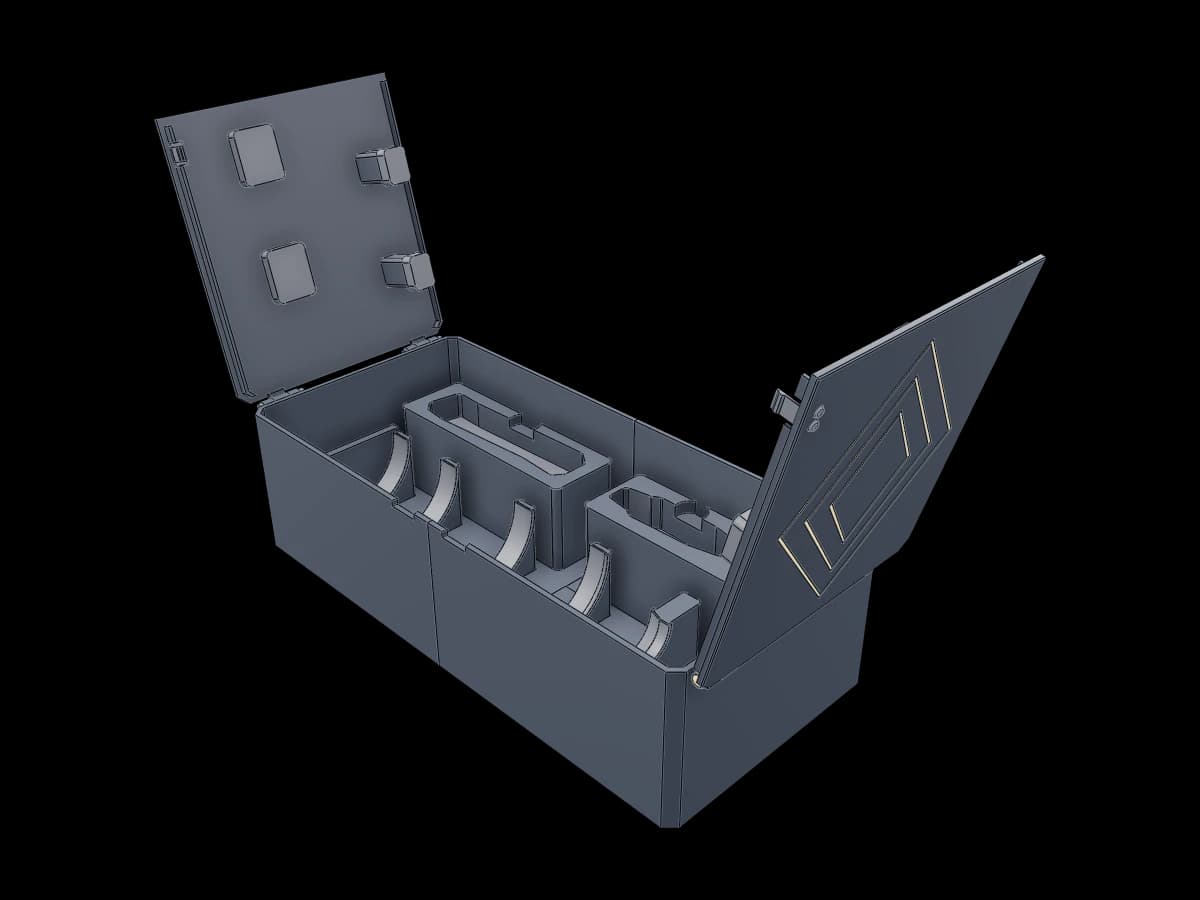 Modular wine gift case