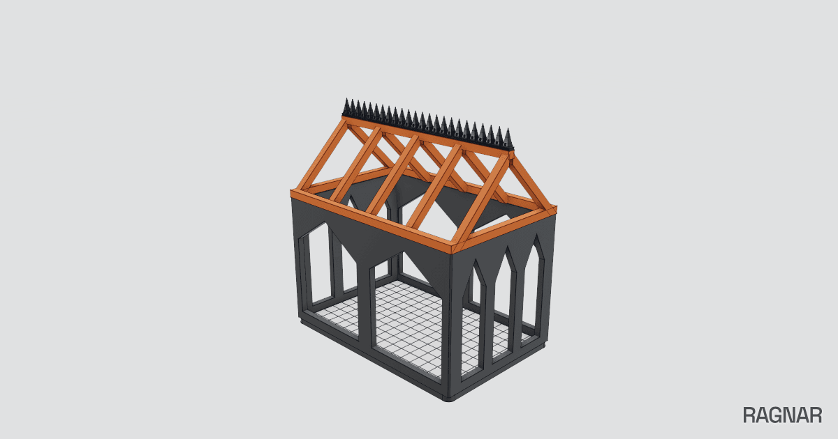 Gothic Doll Greenhouse