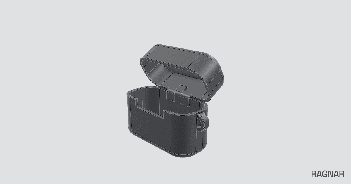Earbud charging case