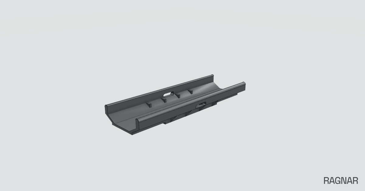 Wide Bike Rack Tray
