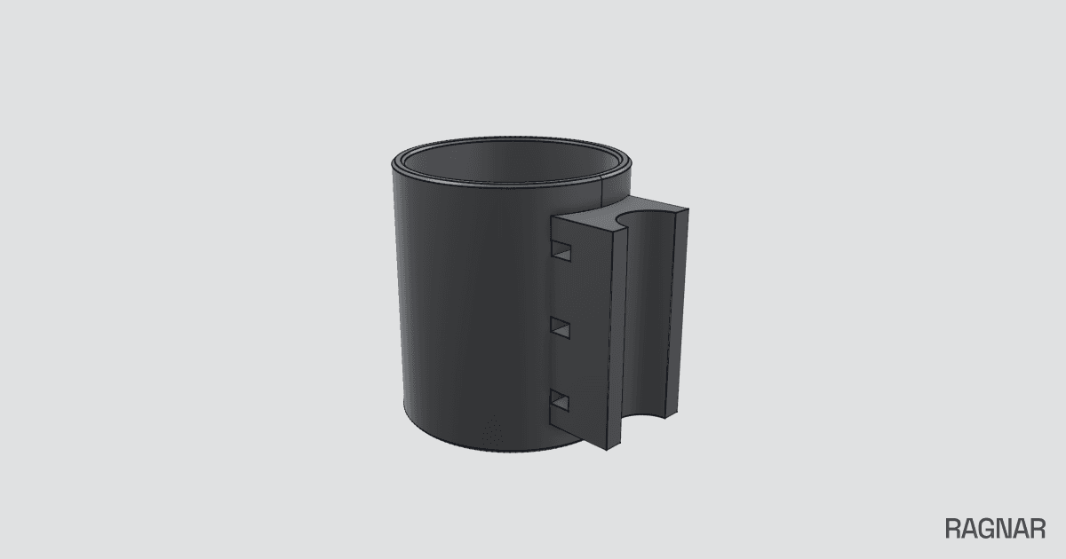 Fishing chair cupholder
