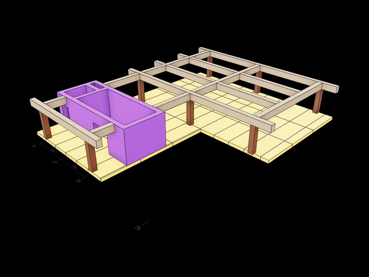 Gebouw Met Draagstructuur