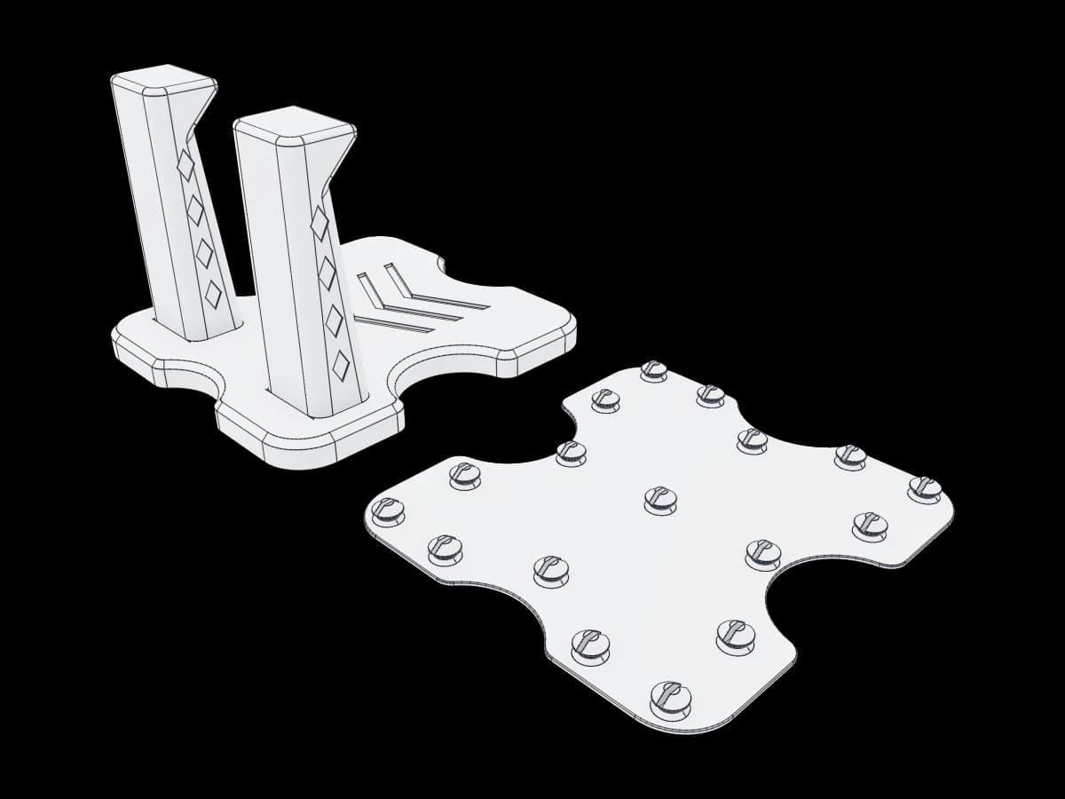 Gamepad holder joint