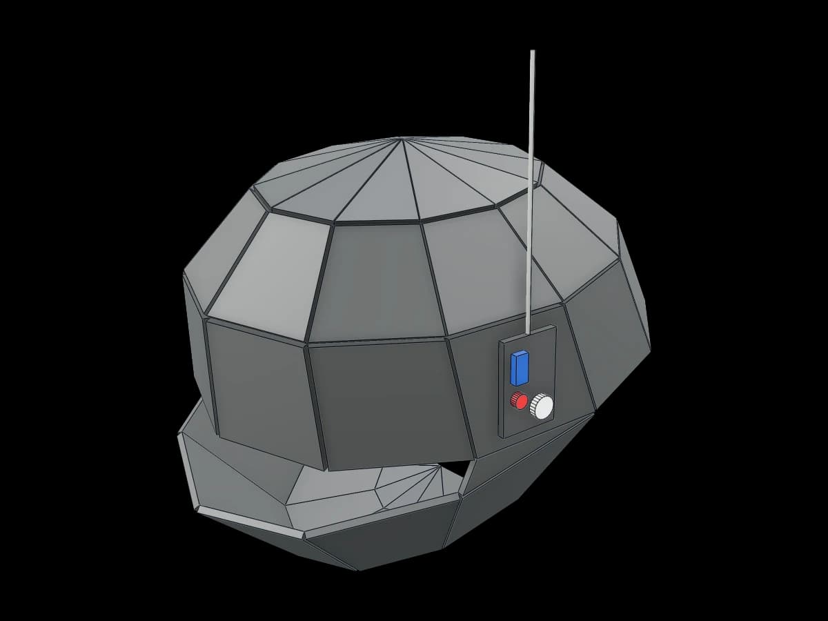 Adult Helmet Template