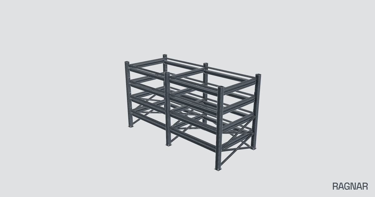 Industrial Pipe Rack