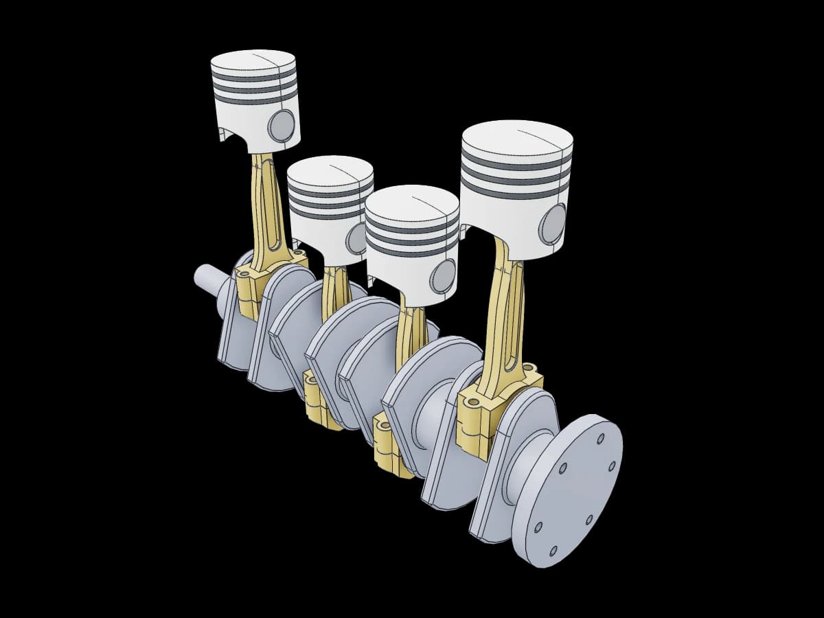 Four-Cylinder Engine Assembly