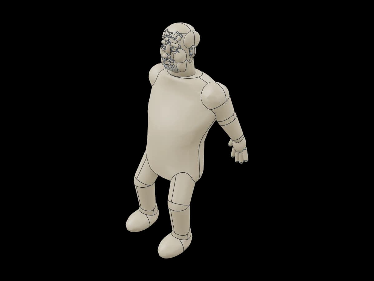 Humanoid character pose