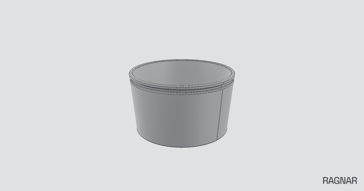Tapered Grooved Cup
