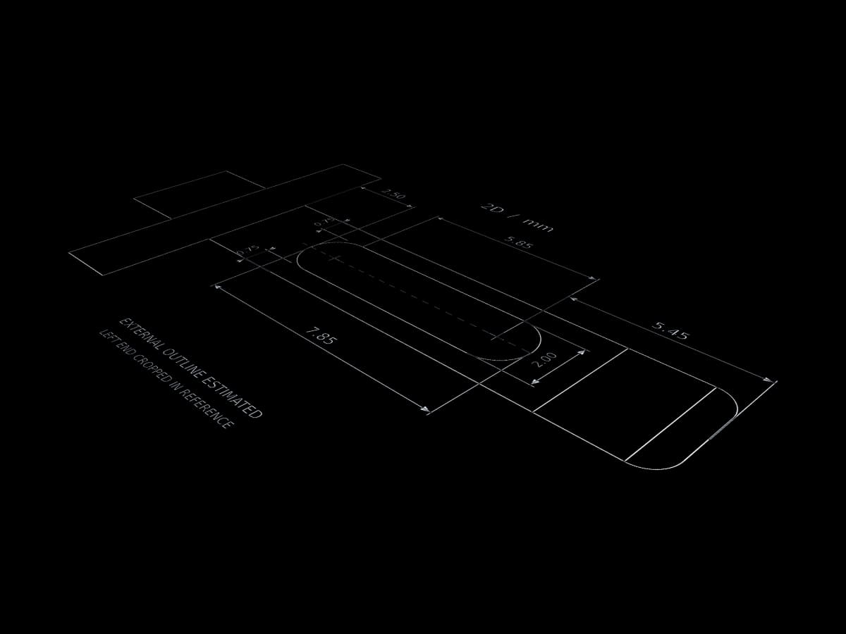 Mechanical Slot 2D Reference