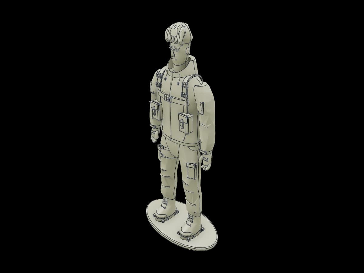 Tactical Soldier Figure
