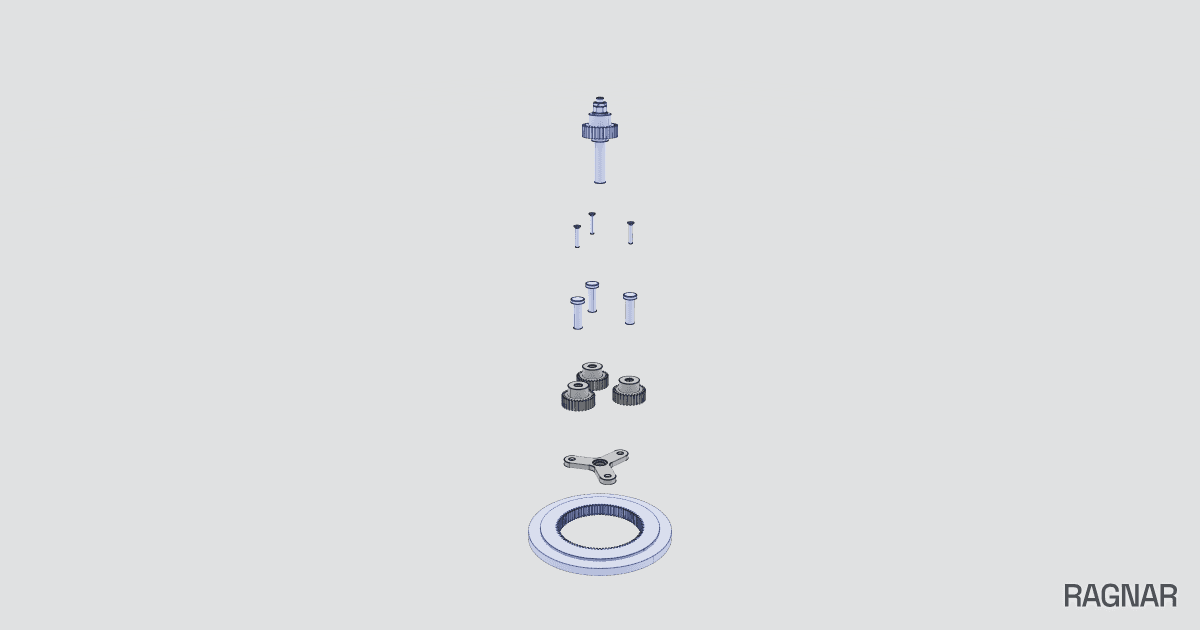 Exploded CAD Assembly
