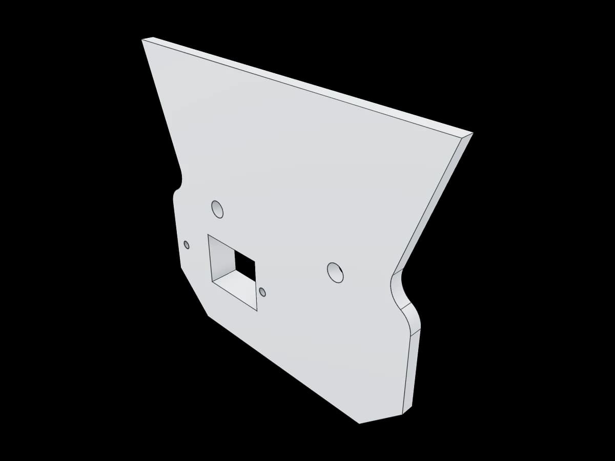 Machined Mounting Back Plate