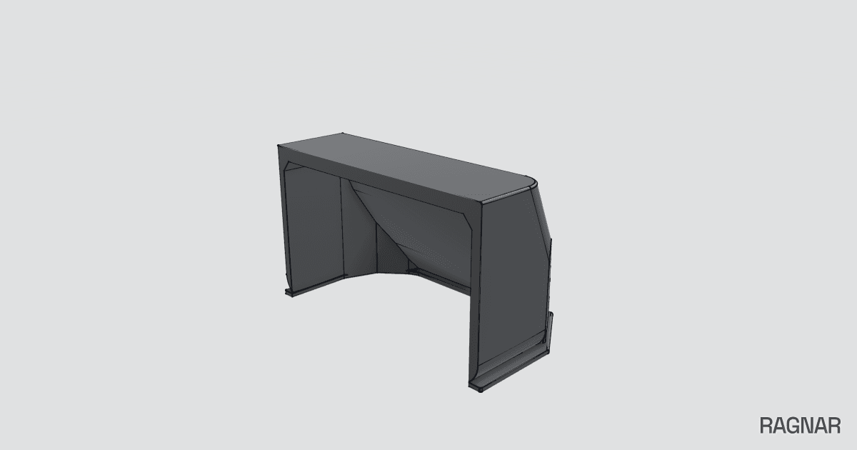 Headrest housing insert