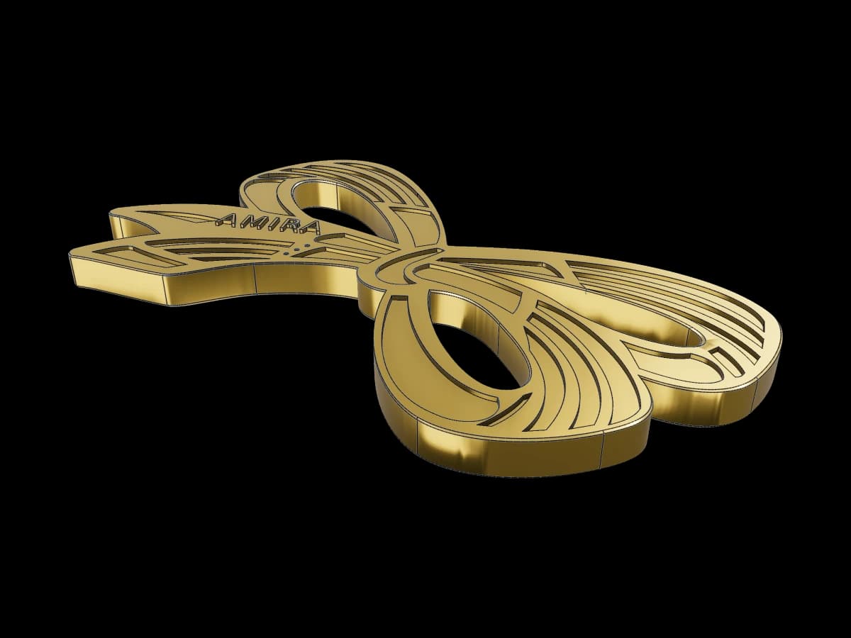 Amira Bow Ornament