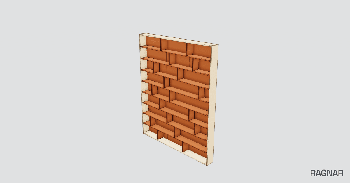Large Ash Bookshelf