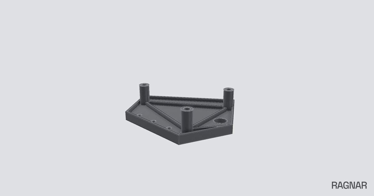 Molded Plastic Mounting Bracket