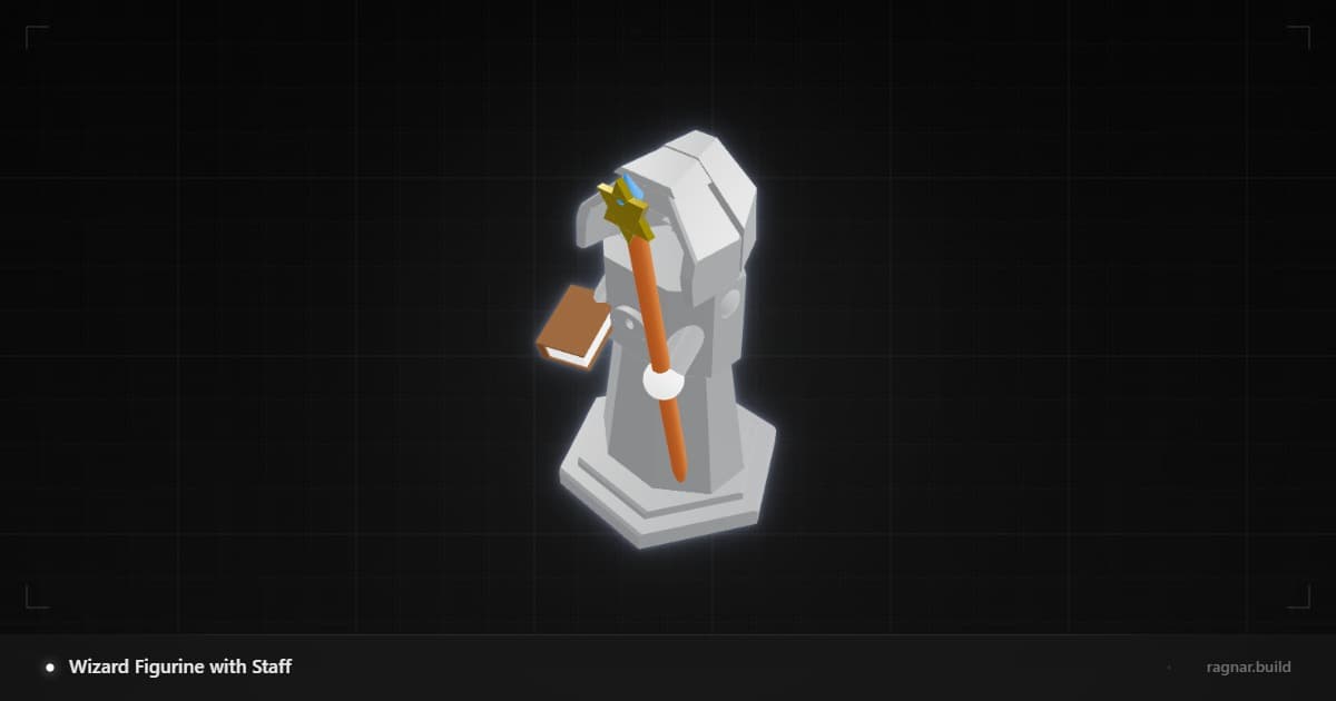 Wizard Figurine with Staff