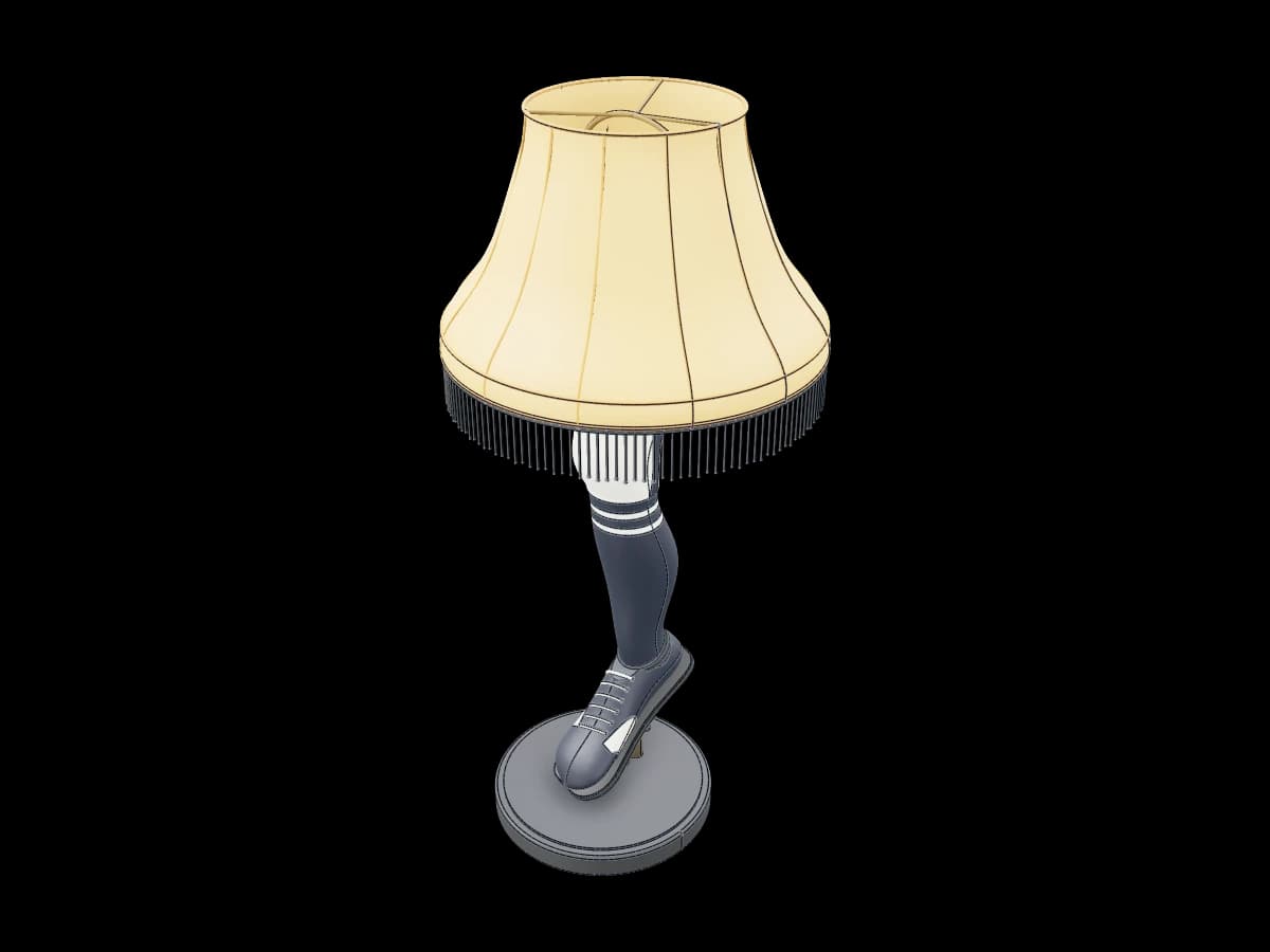 Football Player Leg Lamp