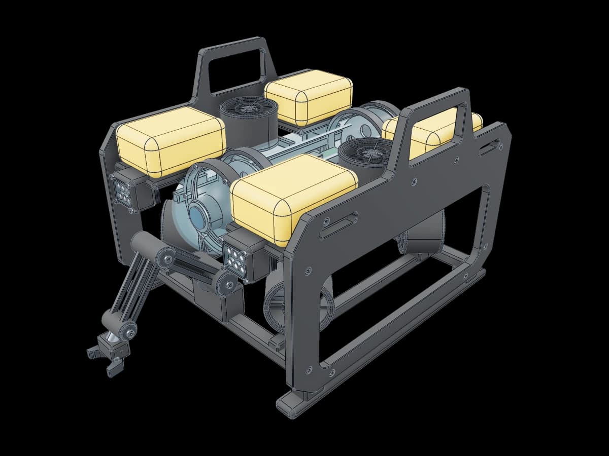 Compact Underwater ROV
