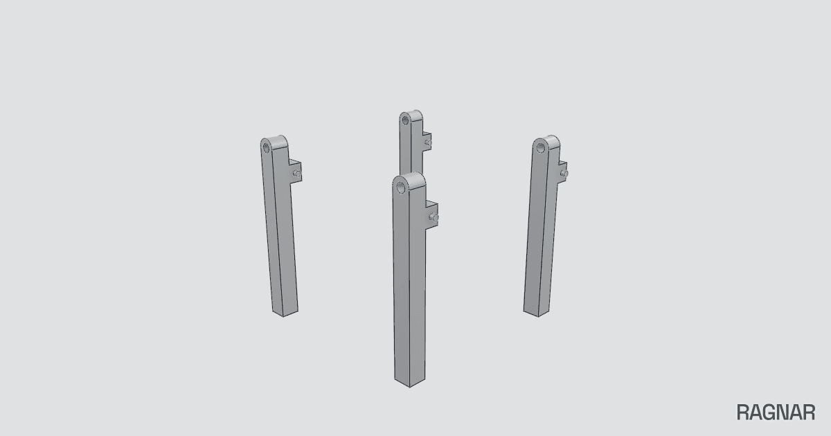 Folding AUV Legs