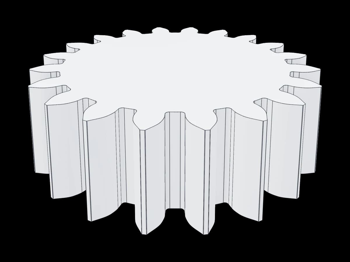 Engranaje De Veinte Dientes