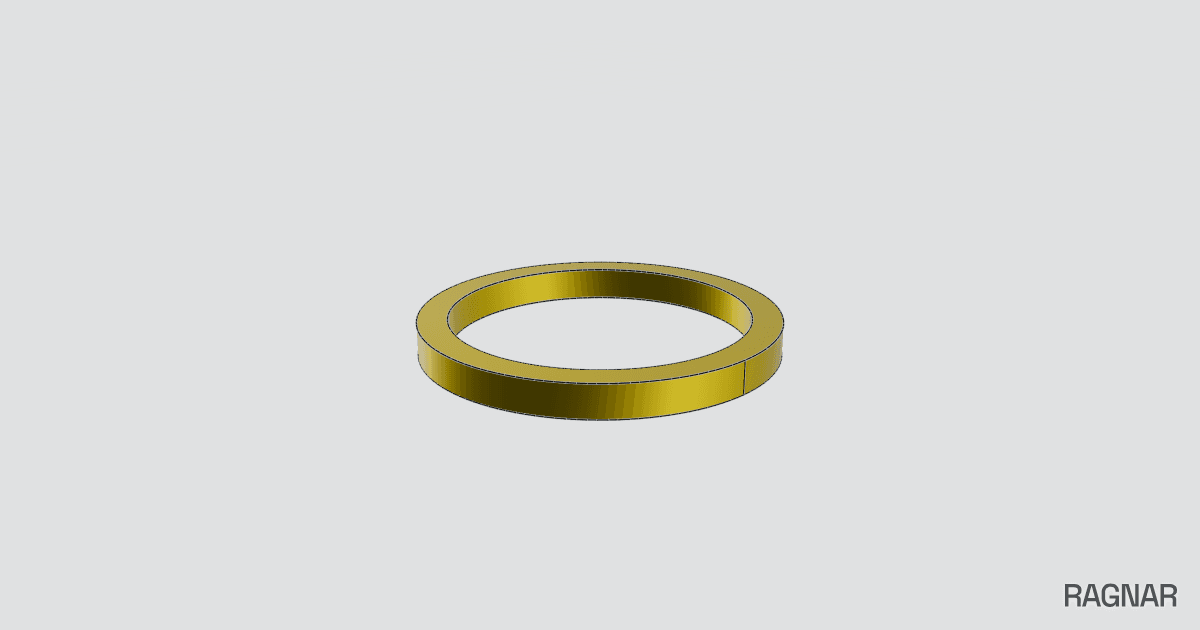 Simple band ring