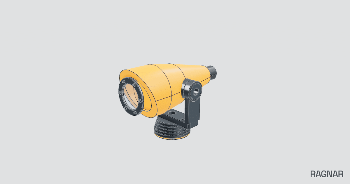 Retractable spyglass