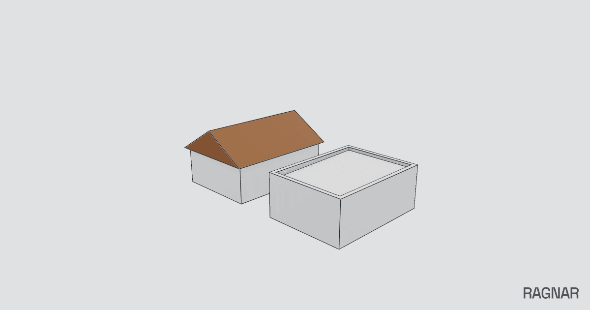 Dual roof design