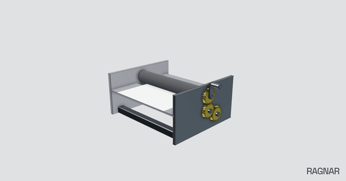 Paper fold mechanism