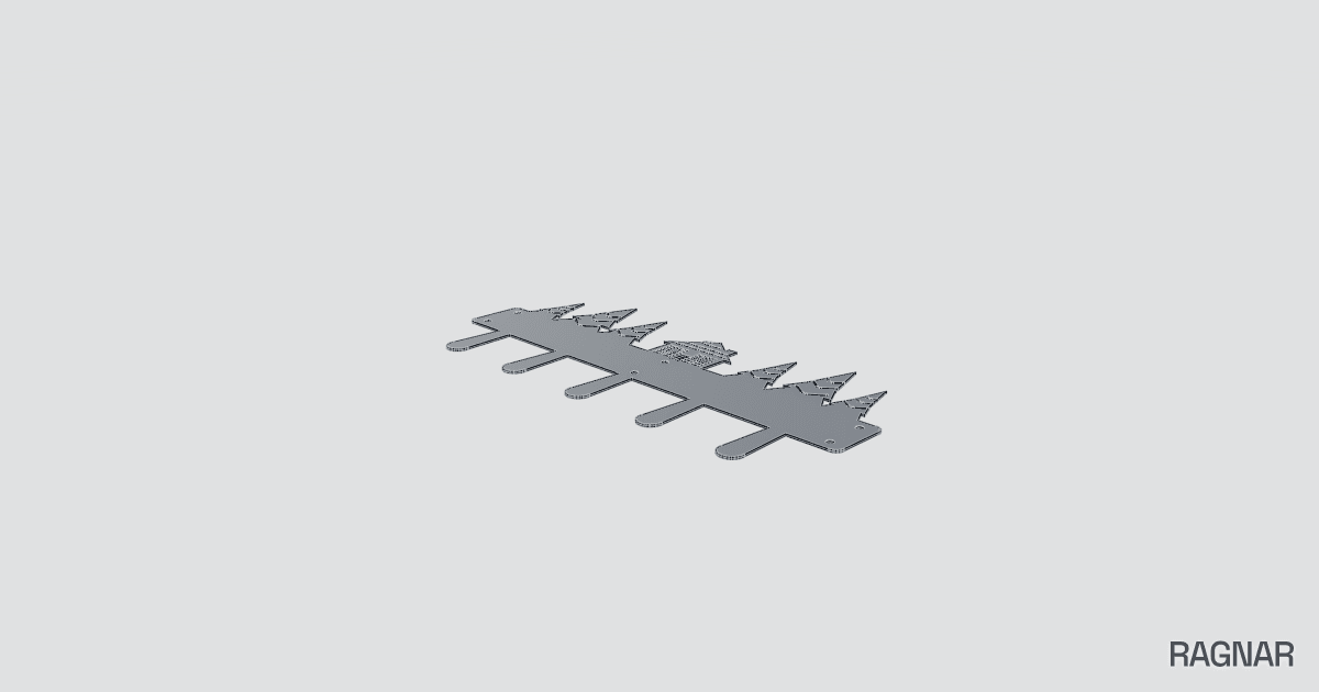 Folding coat hanger
