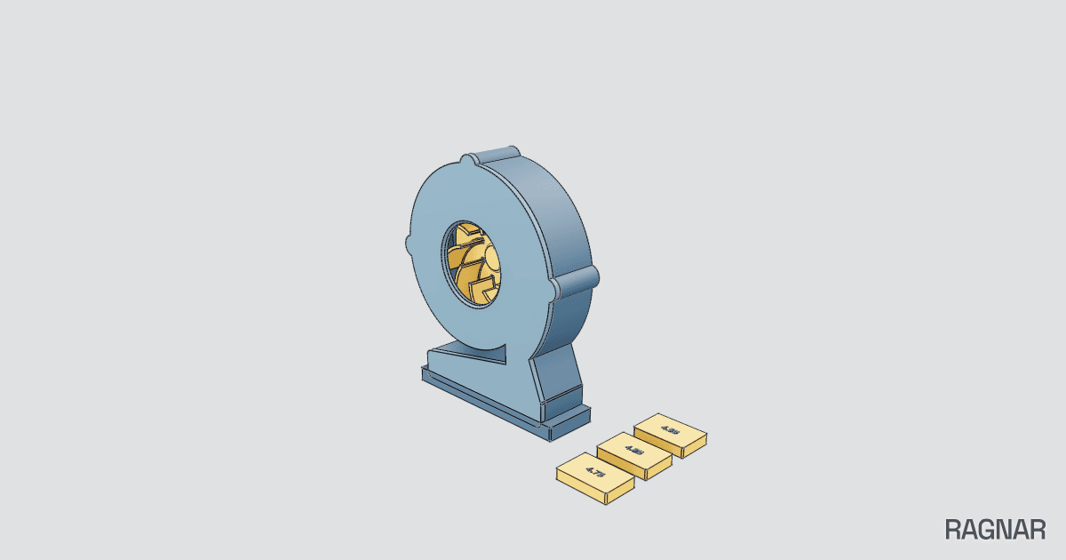 Lego Compatible Blower Housing