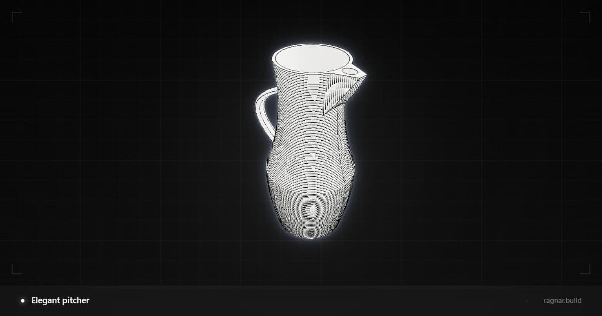 Ceramic Water Pitcher