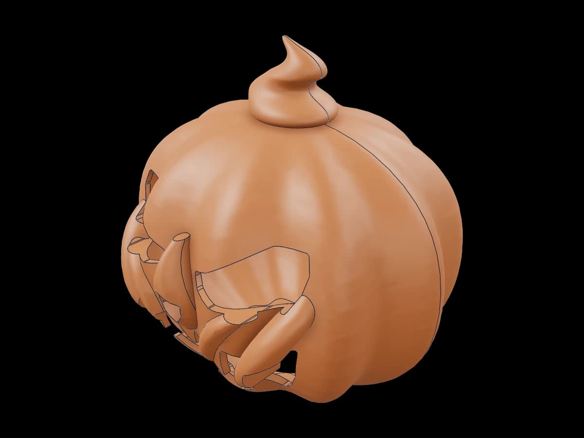 Band Mask Pumpkin