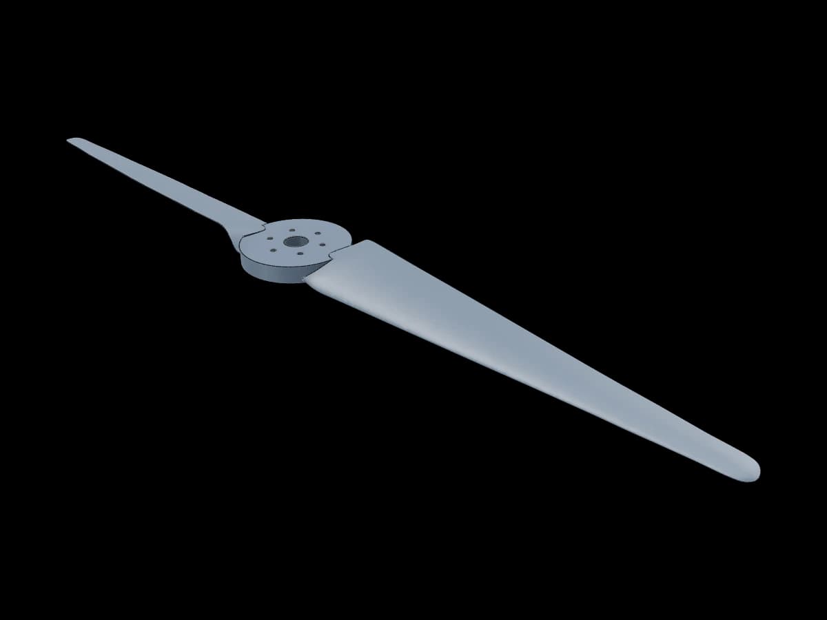 Large Two-Blade Propeller