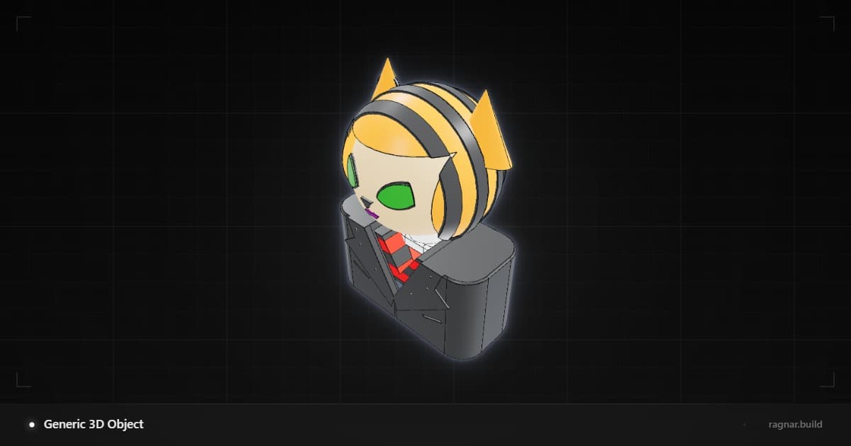 Stylized Humanoid Figure