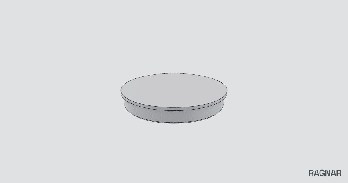 Steel tube cap