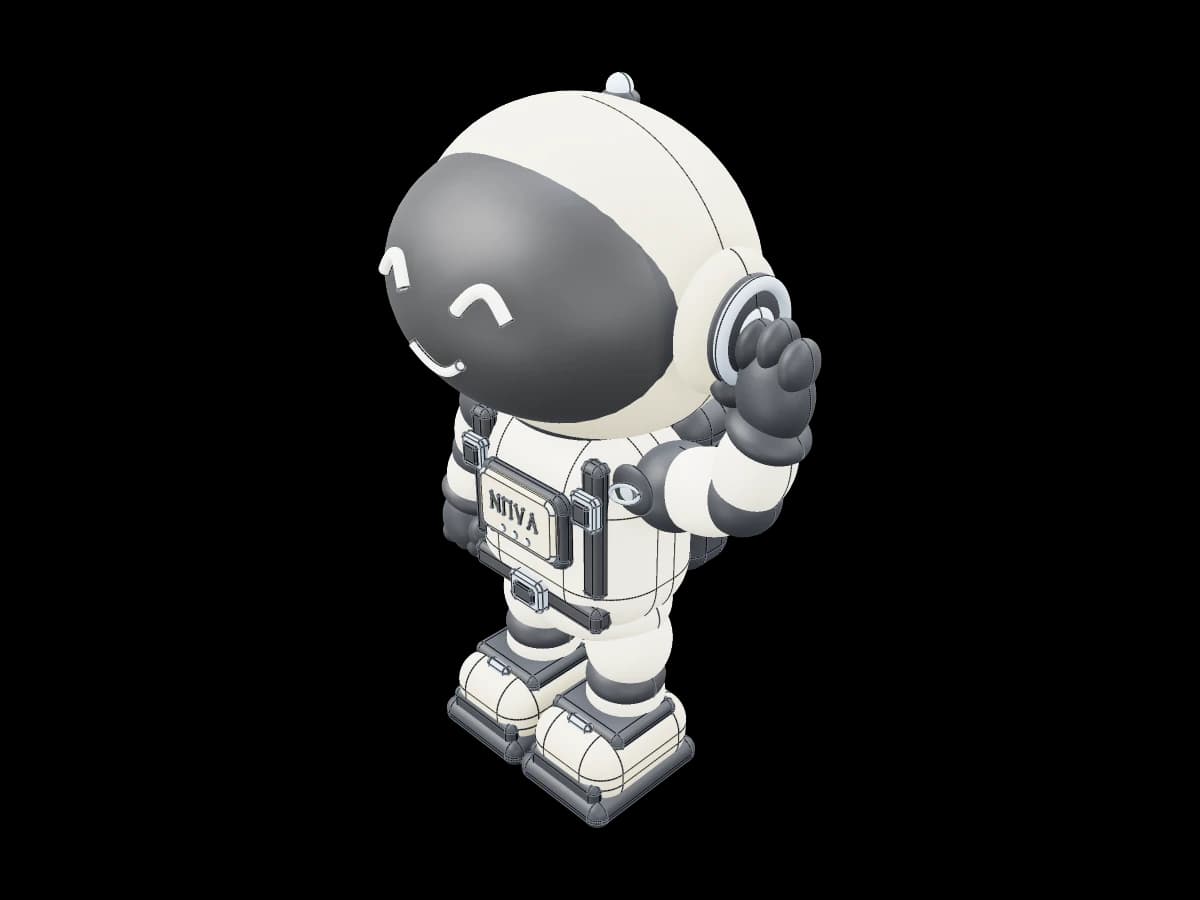 Chibi Astronaut Mascot