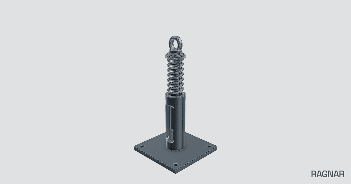 Lifeline anchor post