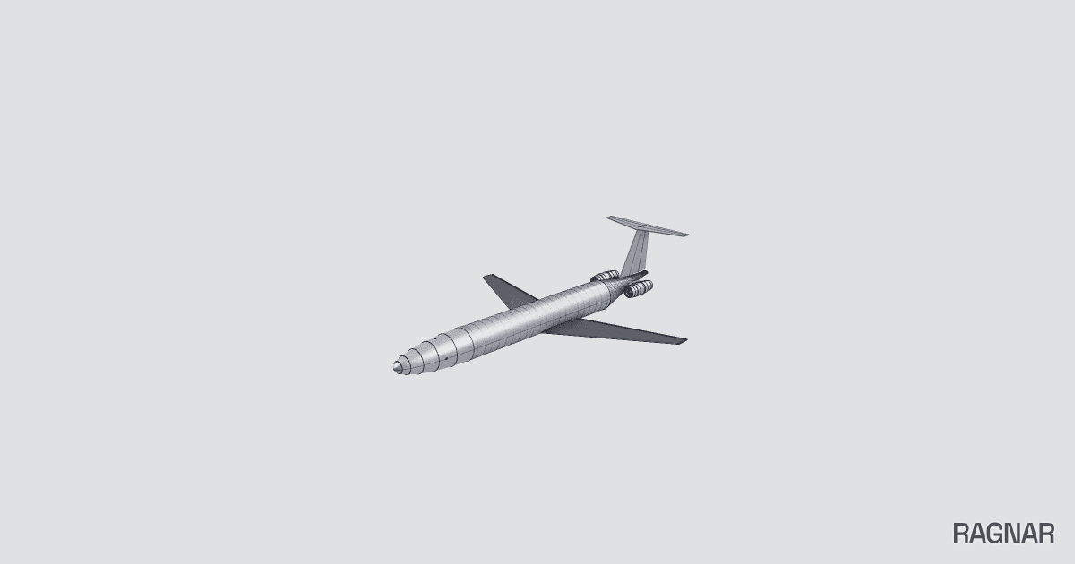 DC-9-30 Airplane