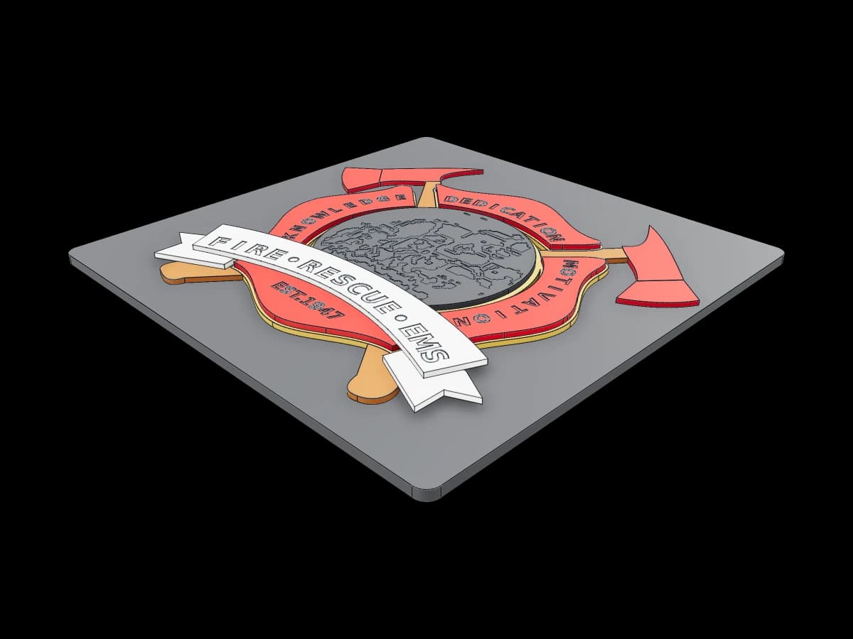 Raised Square Plaque