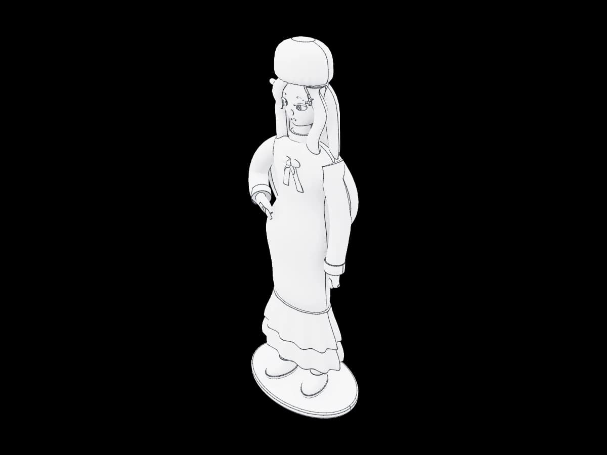 Stylized Anime Figurine