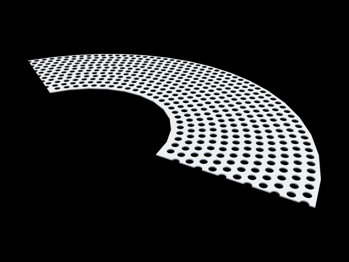 Perforated Circular Cone