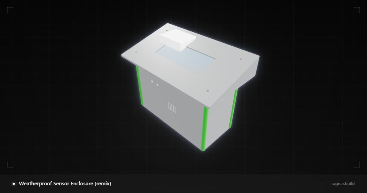 Weatherproof Sensor Enclosure (remix)
