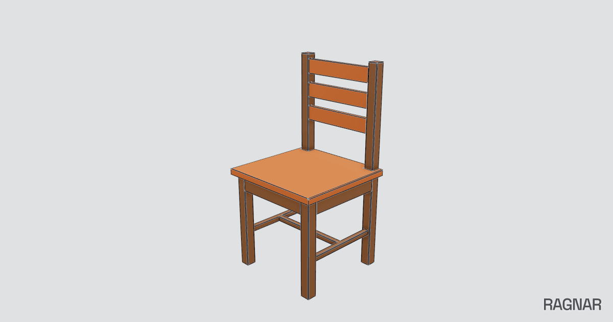 Wooden chair