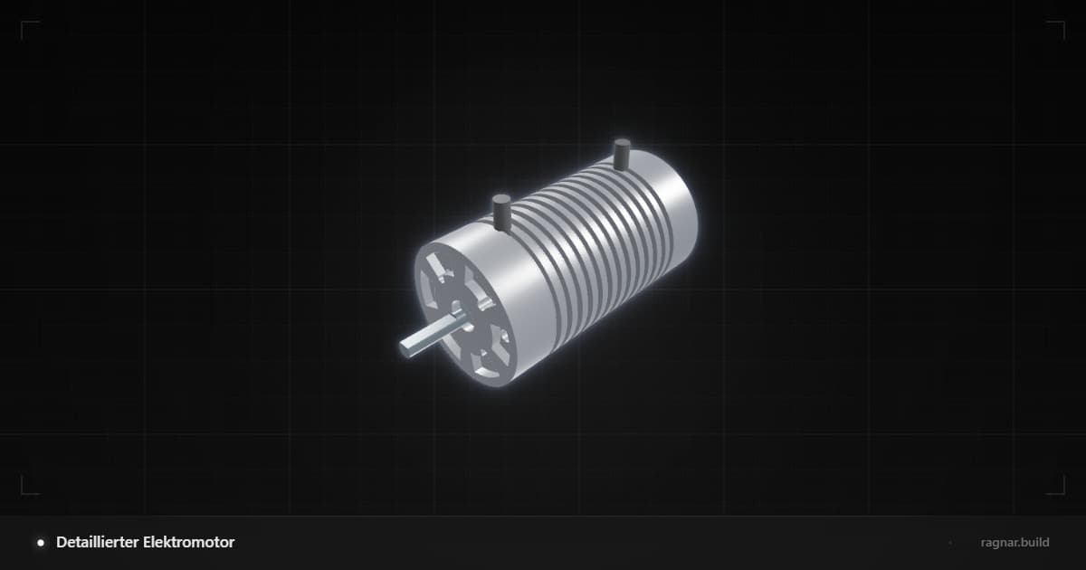 Detaillierter Elektromotor