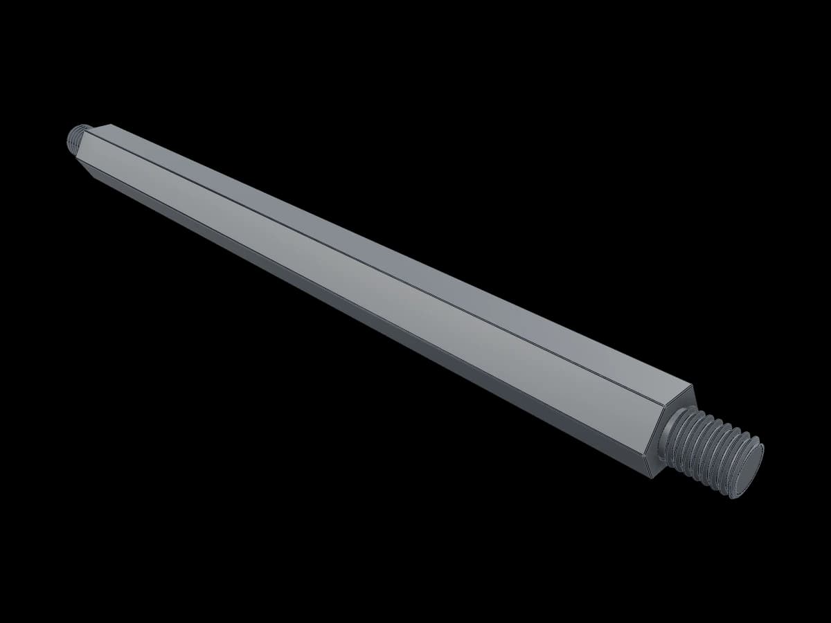 Threaded Hexagonal Shaft