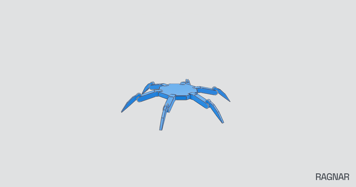 Hexapod robot model